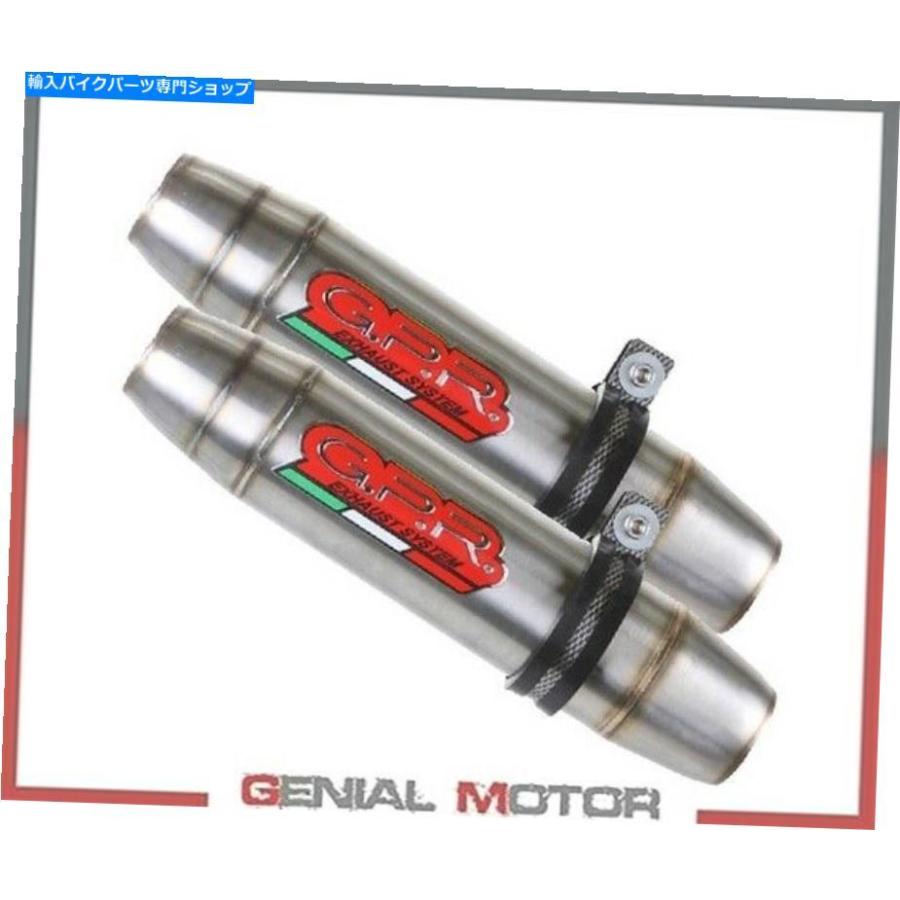 サイレンサー 2排気ガスえり巻きGPR Deeptone Inox聞きとどけるDUCATI 999 2002\u003e 2008年\u003e 2 Exhaust Mufflers GPR DEEPTONE INOX Approved DUCATI 999 2002 \u003e 2008 マフラー-バイク-インナーサイレンサー