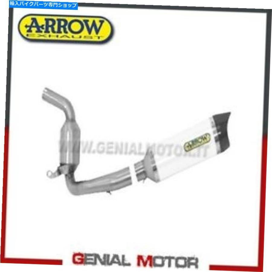サイレンサー 排気+リンクカットパイプKAT矢印TILP AKB ALU W FOTM RC 125 2016 16 Exhaust + Link Kat Pipe Kat Arrow Thiner AKB Alu W for KTM Rc