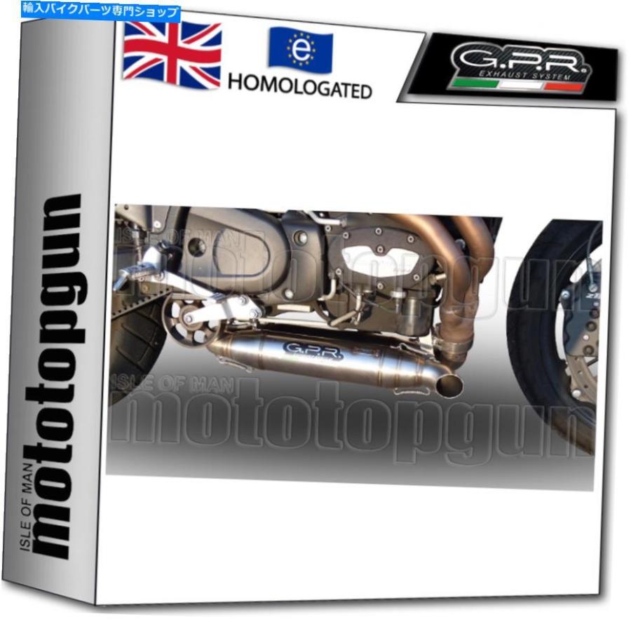 サイレンサー GPR 2排気ガス老人ホームDeeptone逆ステンレス鋼スチール写真製Buell XB 9 2003 03 2004 04 GPR 2 EXHAUST HOM DEEPTONE REVERSE STAINLESS STEEL BUEL 車、バイク、自転車-バイク