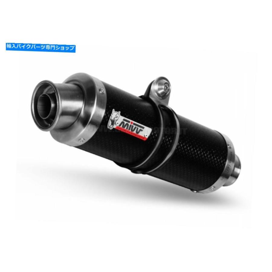 サイレンサー MIVV承認排気マフラーGPカーボンファイバーDUCATI MONSTER 900 1999> 2002 Mivv Approved Exhaust Mufflers GP Carbon Fiber Ducati Monの画像