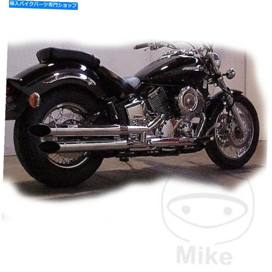 サイレンサー サイレンサーレヴィンスクロムシルバイル2244ヤマハ1100 XVS薬物はやりっ児1999-2002 Silencer LEOVINCE Chrome Silvertail 2244 Yamaha マフラー-インナーサイレンサー-バイク