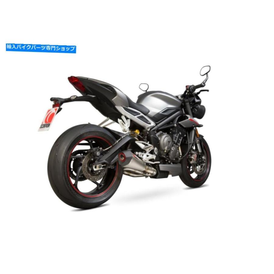 サイレンサー Triumph Street Triple 765 R S RS Scorpion