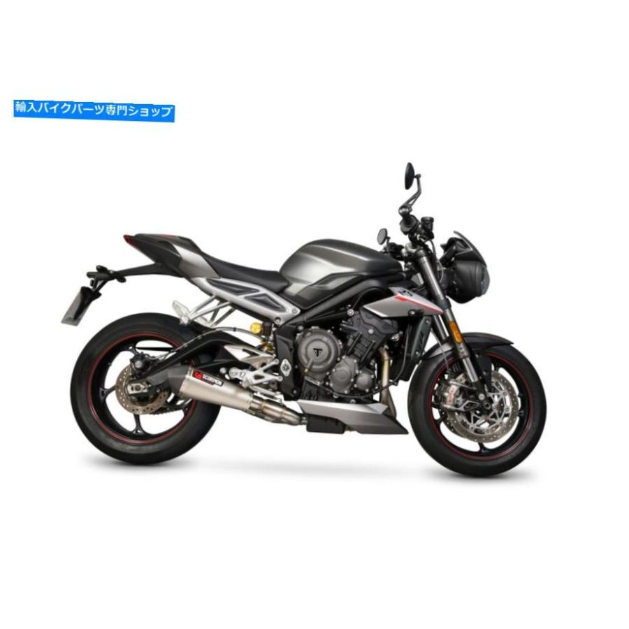 ストリートトリプル765　R RS 17-22 SCORPION マフラー サイレンサー Triumph Street Triple 765 R S RS Scorpion