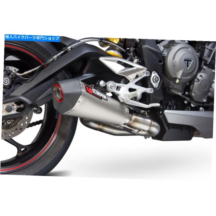 サイレンサー Triumph Street Triple 765 R S RS Scorpion