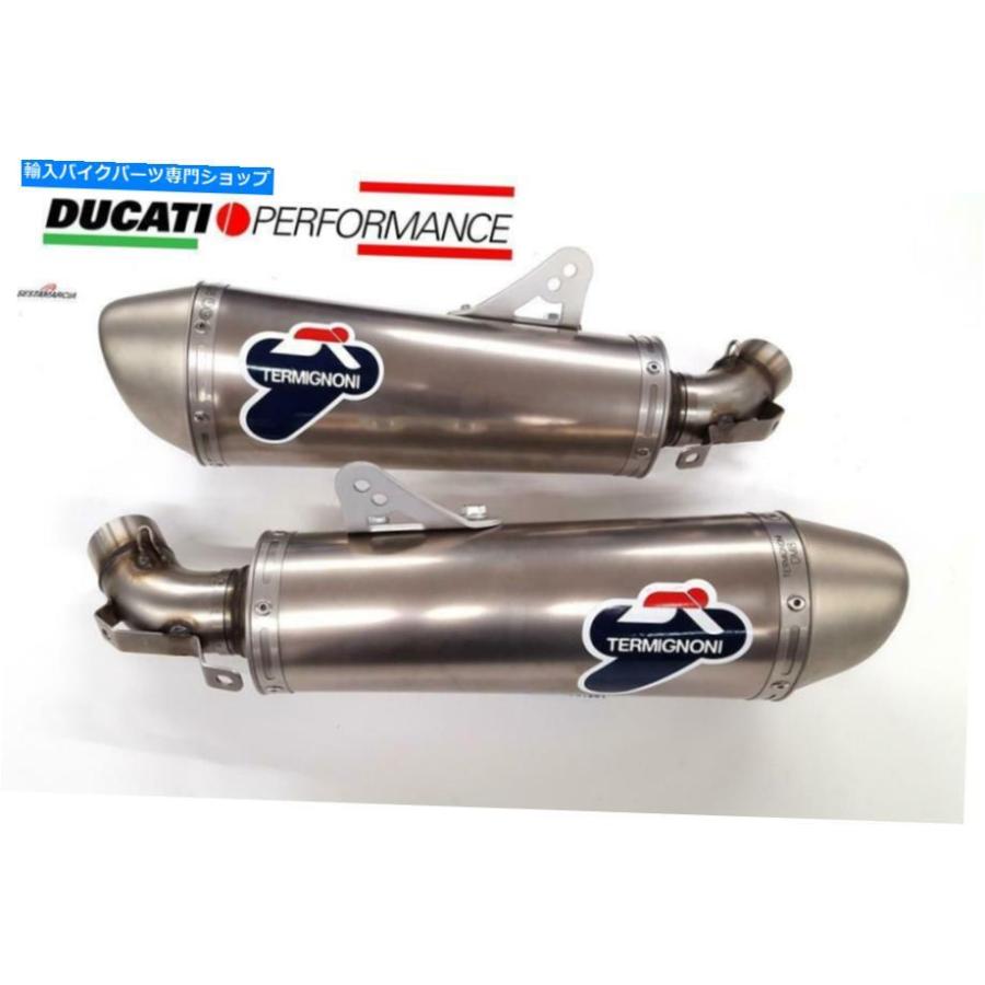 サイレンサー サイレンサー排気チタン承認Termignoni Ducati Monster