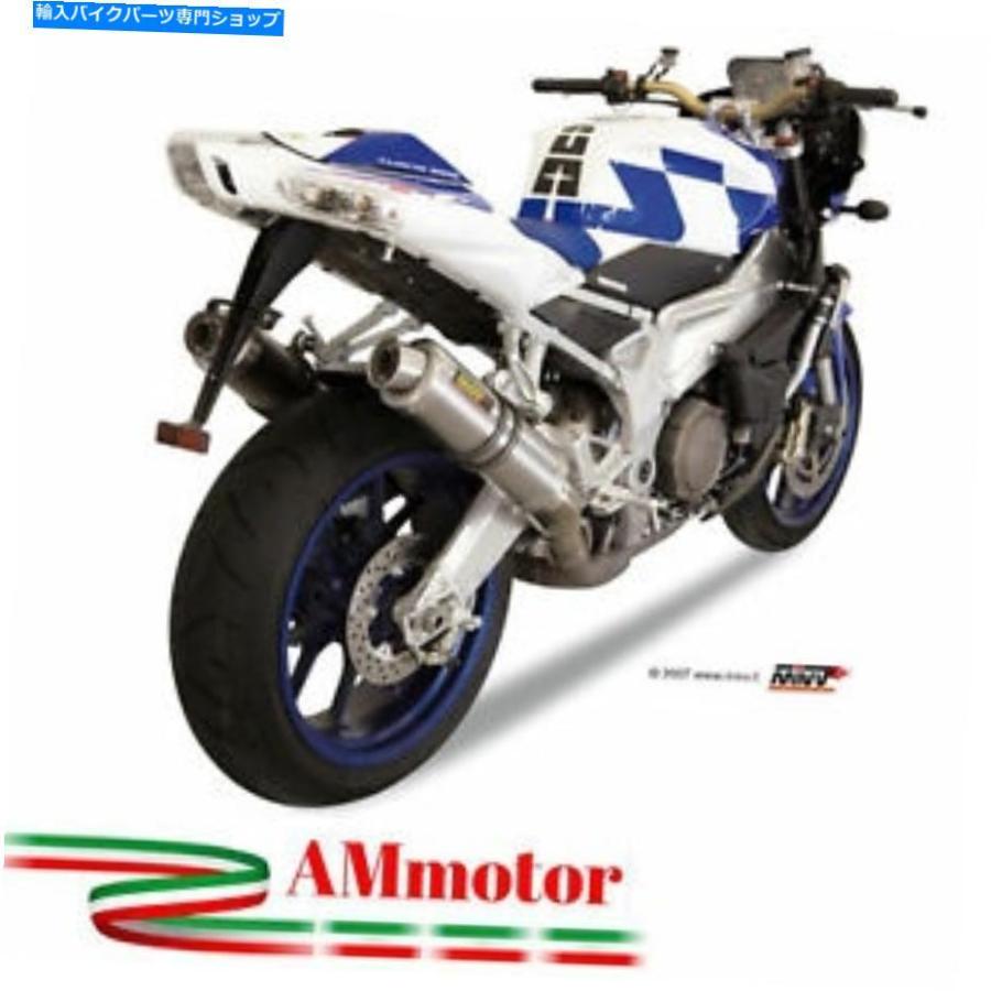 サイレンサー MIVV Aprilia Tuono Fighter 1000 2008 08排気GPチタニウムオートバイ Mivv Aprilia Tuono Fighter 1000 2008 08 Exhaust Gp Titanium M