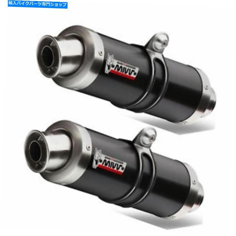サイレンサー MIVV DUCATI MONSTER S2R 800 2005 05エキゾーストサイレンサーGPブラックオートバイ Mivv Ducati Monster S2R 800 2005 05 Exhaust Sil