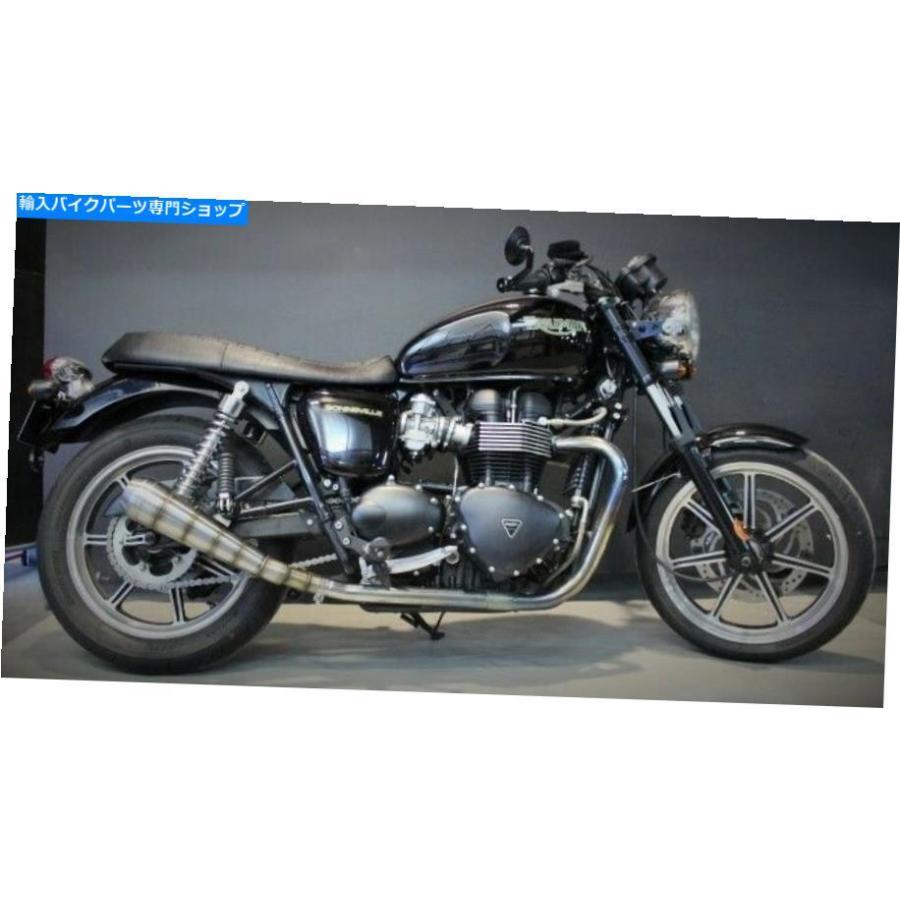 サイレンサー 勝利Bonneville 2007-2015エンディエキゾーストデュアルスリッポンサイレンサーGP-ハリケーン For Triumph Bonneville 2007-2015 Endy Eの画像