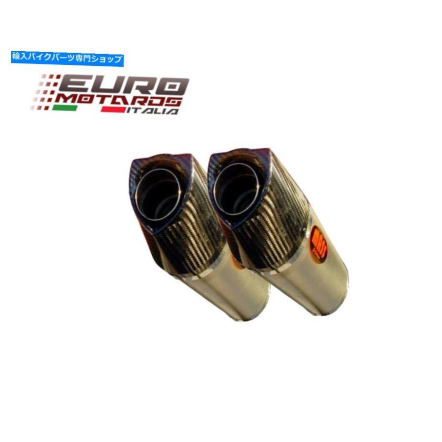 サイレンサー MASSMOTO排気サイレンサーオーバルチタンカーボンキャップAprilia SL FALCO 2000-2005 MassMoto Exhaust Silencers Oval Titanium Carbo