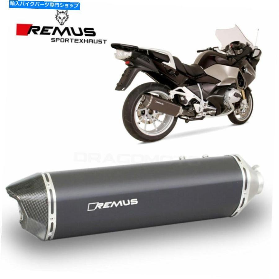 サイレンサー BMW R 1200 RT排気ガスレムスブラックホーク2014-2015黒いこと BMW R 1200 RT Exhaust REMUS BLACK HAWK 2014-2015 Black マフラー-バイク