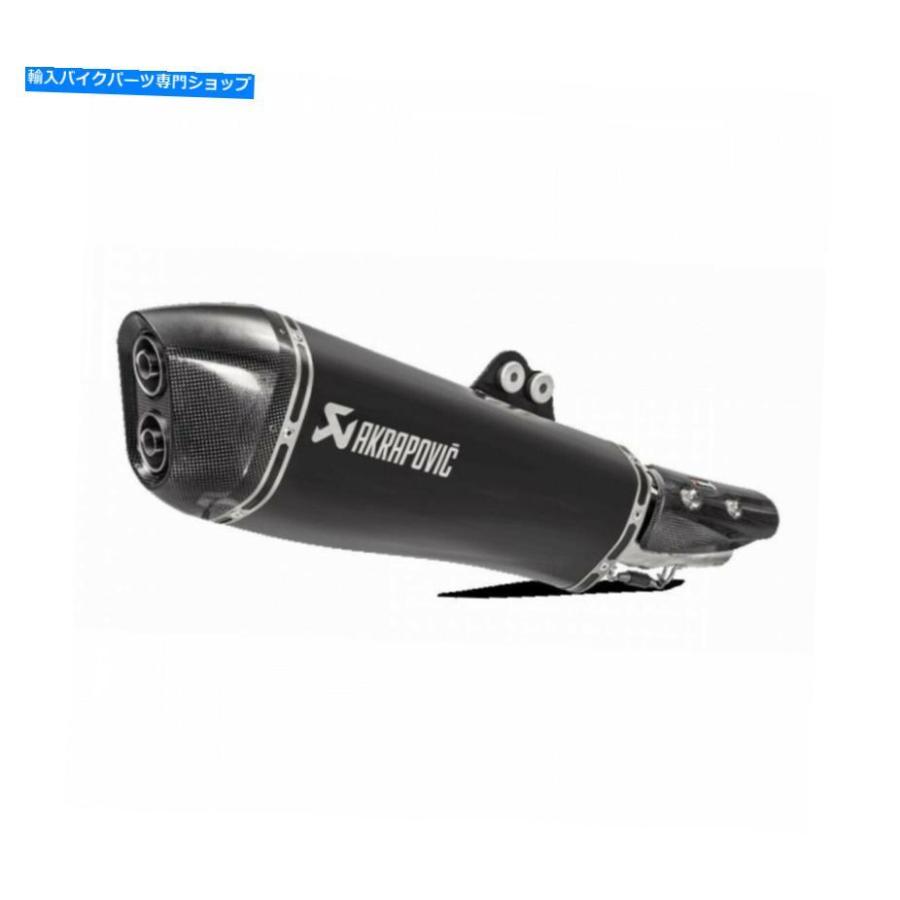 サイレンサー KYMCO AK 550 I ABS - 17/20 - サイレントステンレススチールブラックAKRAPOVIC-1811-3506 Kymco Ak 550 I ABS - 17/20 - Silent Stainl