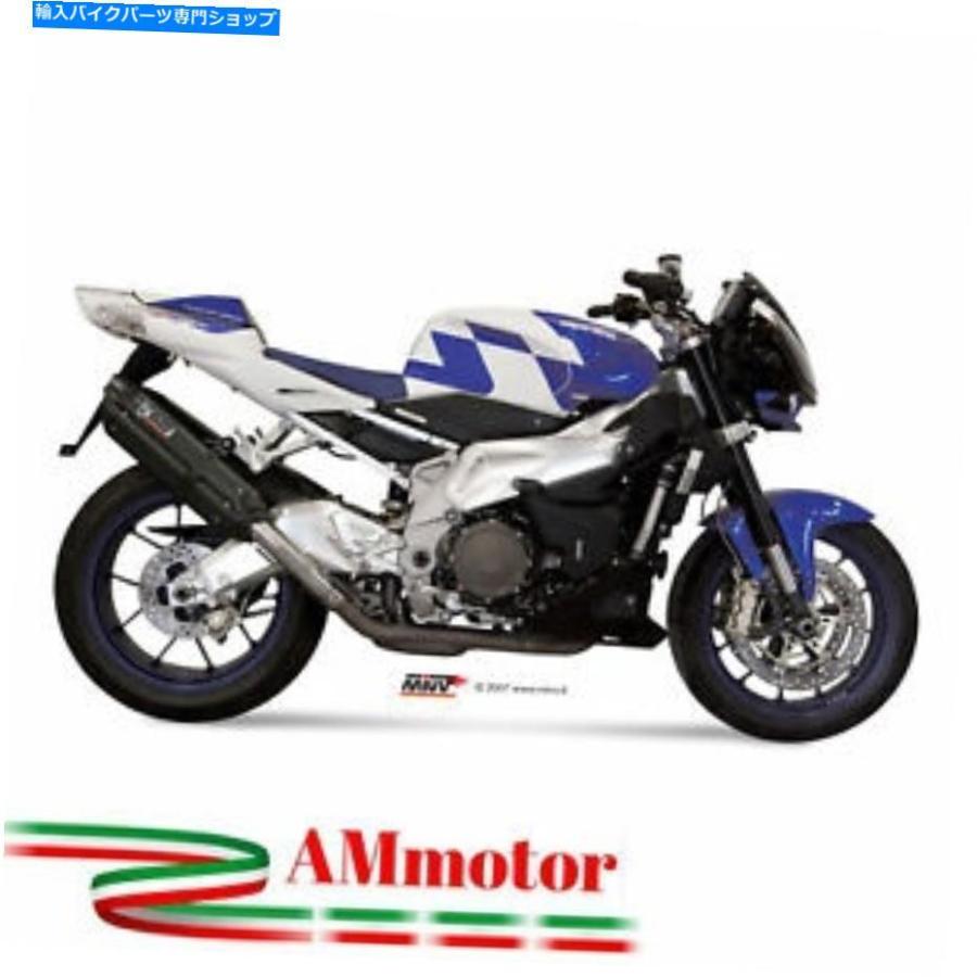 サイレンサー MIVV Aprilia Tuono Fighter 1000 2010年10エキゾーストスノーブラックオートバイサイレンサー Mivv Aprilia Tuono Fighter 1000 2010 1