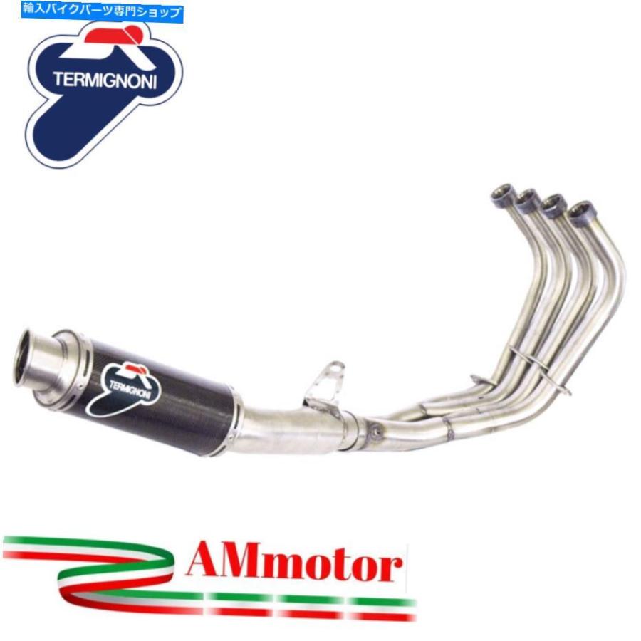 サイレンサー フルエキゾーストシステムTermignoni Yamaha XJ6分散2015サイレンサーラウンドカーボン Full Exhaust System Termignoni Yamaha Xj6-Div