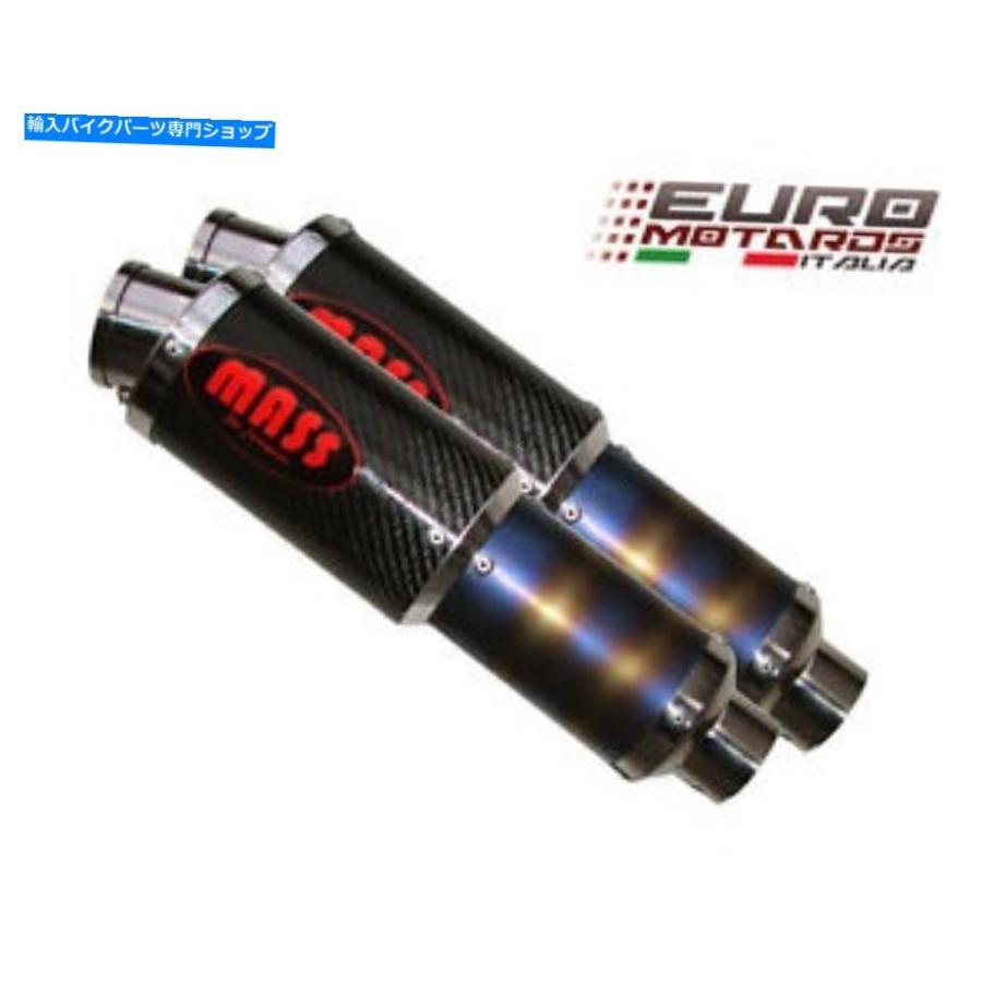 サイレンサー MASSMOTO排気サイレンサーM1 MotoGPスタイルカーボンホンダCBR 1100 x 11 1998-2006 MassMoto Exhaust Silencers M1 MotoGP Style Carbo
