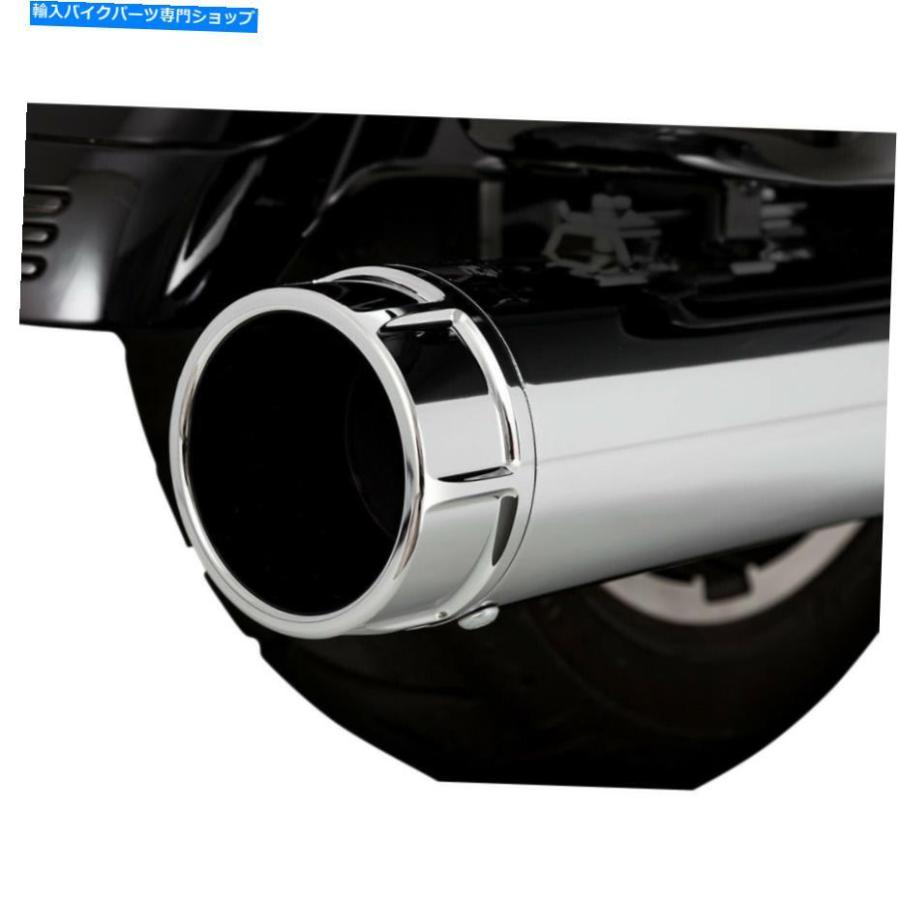 サイレンサー ハーレーバンス＆ハインズトルカー450排気ガスクローム17-20ツーリングスリップオン Harley Vance \u0026 Hines Torquer 450 Exhaust Chrome 17-2 マフラー-インナーサイレンサー-バイク