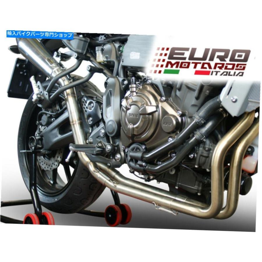 サイレンサー ヤマハXSR 700 2015-2017御機嫌マウント2IN1 GPRエキゾーストフルシステムVintacone For Yamaha XSR 700 2015-2017 High Mount 2インチ1 GPR E マフラー-車、バイク、自転車-バイク