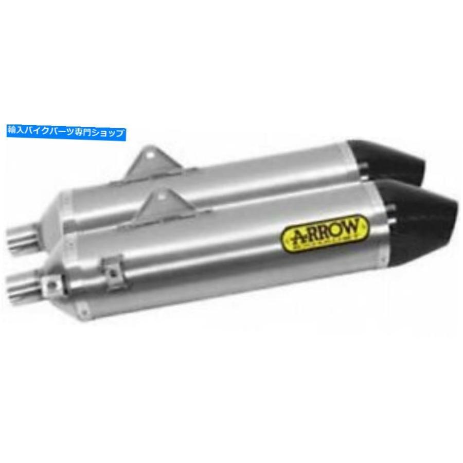 サイレンサー 72068TK - 排気ガスマフラーズアラフ雷チタンSWM SuperDal 600（17-18） 72068TK - Exhaust Mufflers Arrow Thunder Titanium SWM Superdual インナーサイレンサー-バイク