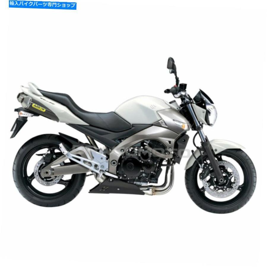サイレンサー Suzuki GSR 600 2011マフラー矢印ラウンドシルカーボン SUZUKI GSR 600 2010 2011 Muffler ARROW ROUND-SIL Carbon