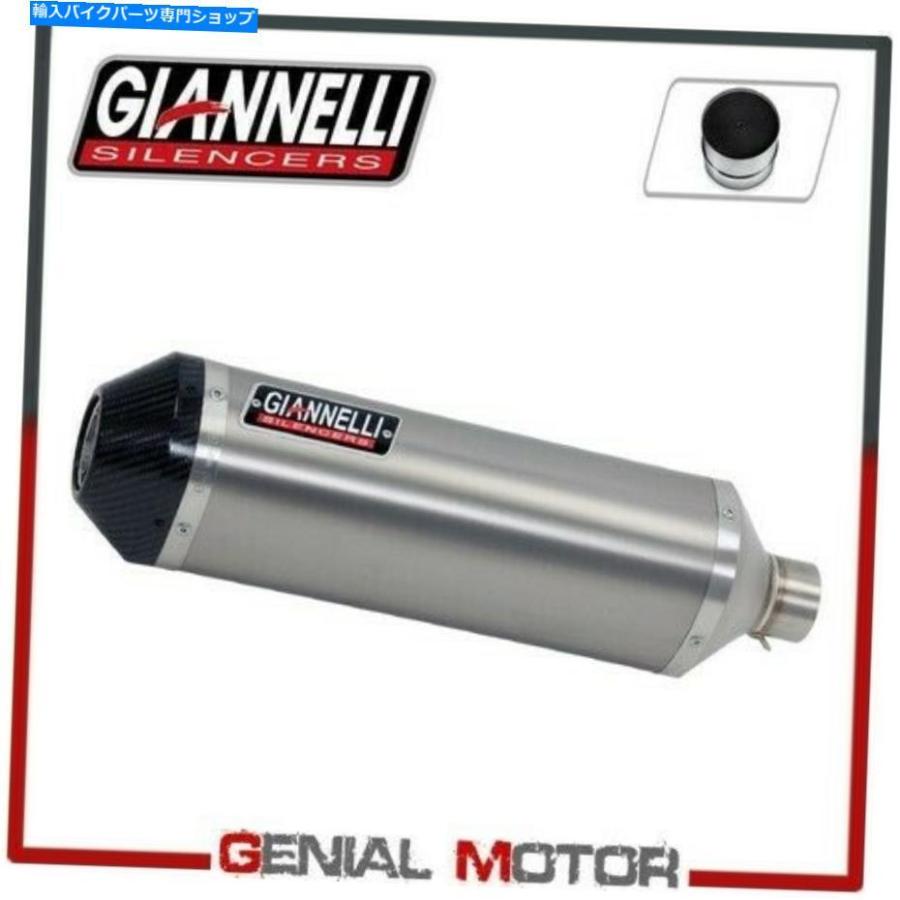 サイレンサー 盛りだくさん排気ガス取り合わせGiannelli Tit / Carb + Catalyst for Honda CB 650 F 2015 15 Full Exhaust System Giannelli Tit/Carb + Catalyst fo