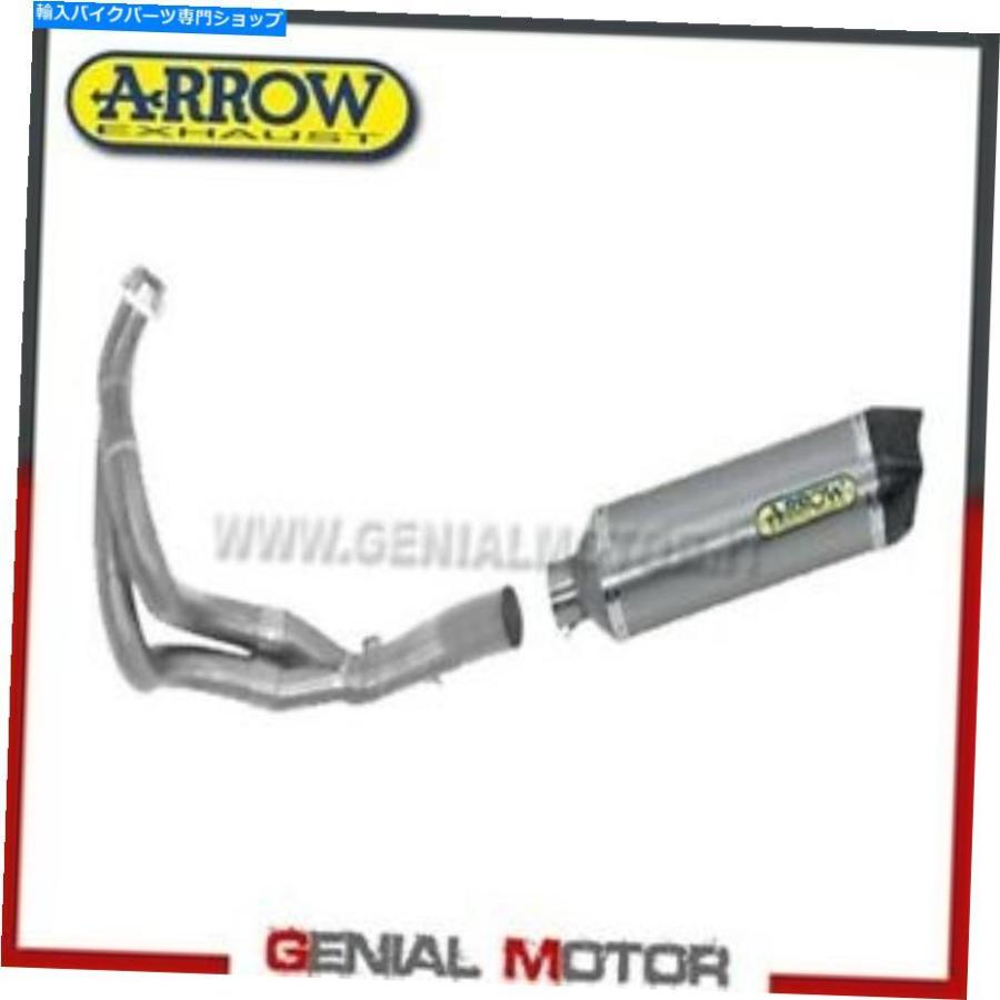 サイレンサー フルエキゾーストカットアローレース技術AKアルミニウム川崎versys 650 2015 15 Full Exhaust Kat Arrow Race tech AK Aluminium Kawasa