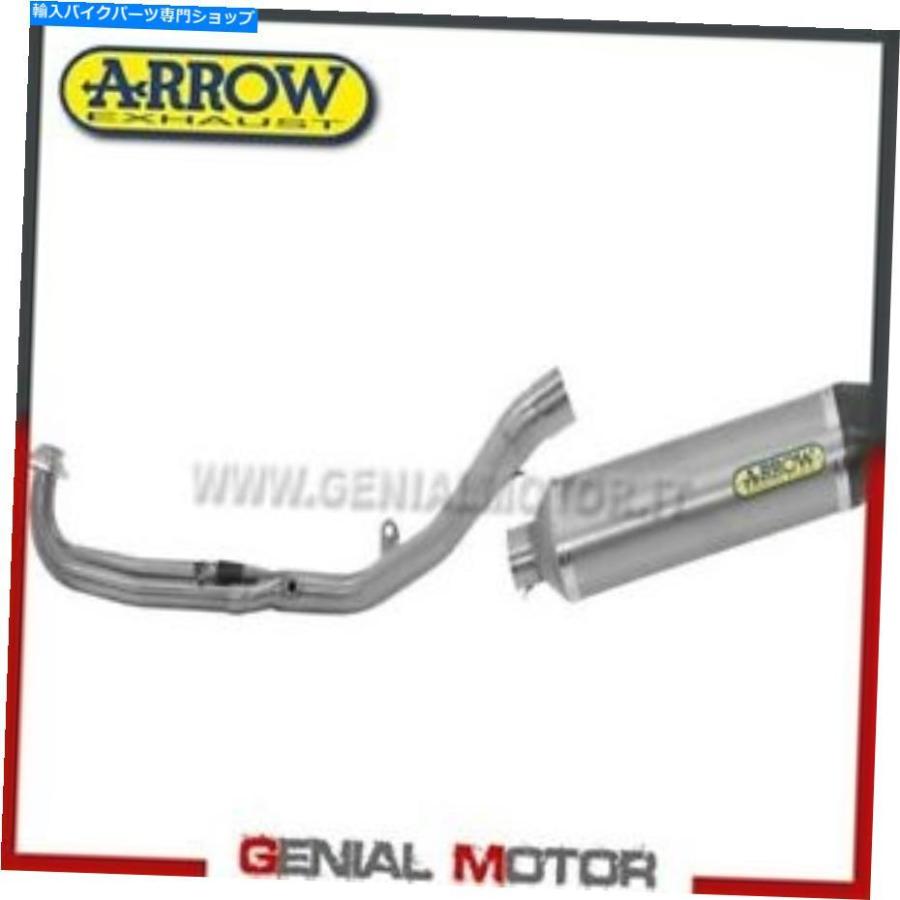 サイレンサー フルエキゾーストカットアローレーステックチタンヤマハT-MAX 530 2018 18 Full Exhaust Kat Arrow Race Tech Titanium Yamaha T-Max 53