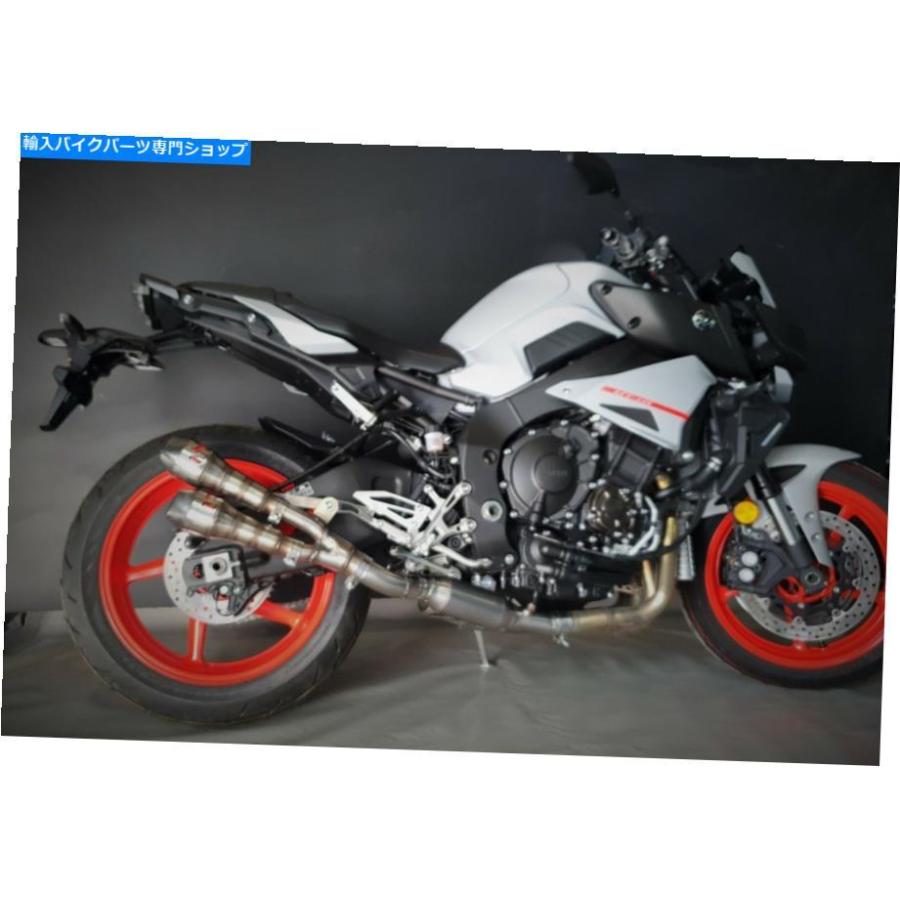 サイレンサー ヤマハMT-10 FZ10 2016-2020 Endy排気ガス中取り合わせ+サイレンサーダブルフォース-1 For Yamaha MT-10 FZ10 2016-2020 Endy Exhaust Mid-Sys マフラー-バイク