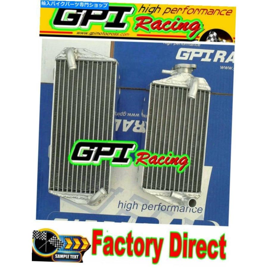 radiators GPI Suzuki RMZ450 RMZ 450 2008-2017 2016 2015 2014 2014 2013 2012アルミニウムラジエーター GPI SUZUKI RMZ450 RMZ 450 2008-2017 2016