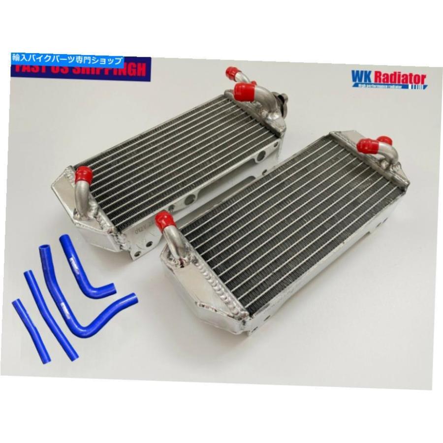 radiators アルミニウムR＆Lラジエーター＆シリコーンブルーホースフィットスズキRM250 RM 250 1996-2000 98 Aluminum R\u0026L radiators \u0026silicone blue