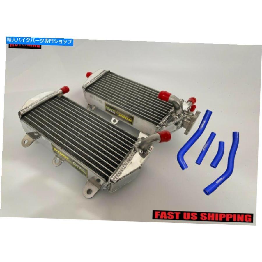 radiators ラジエーター＆ブルーシリコーンホース/パイプ用ヤマハYZ450F YZ 450 F 2011 2012 2013 2013 Radiators\u0026Blue Silicone Hose/Pipe For Yamah