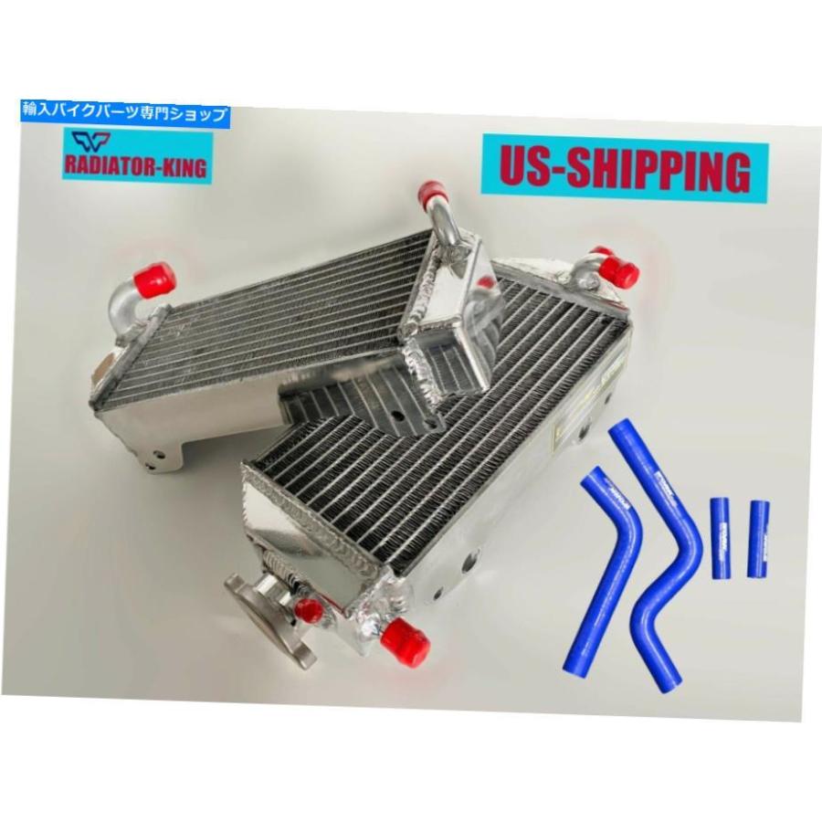 radiators R＆LアルミニウムラジエーターとブルーホースヤマハYZ125 2005-2020 2017 2017 2017 2017 14 14 R\u0026L ALL Aluminum radiator and BLUE hose