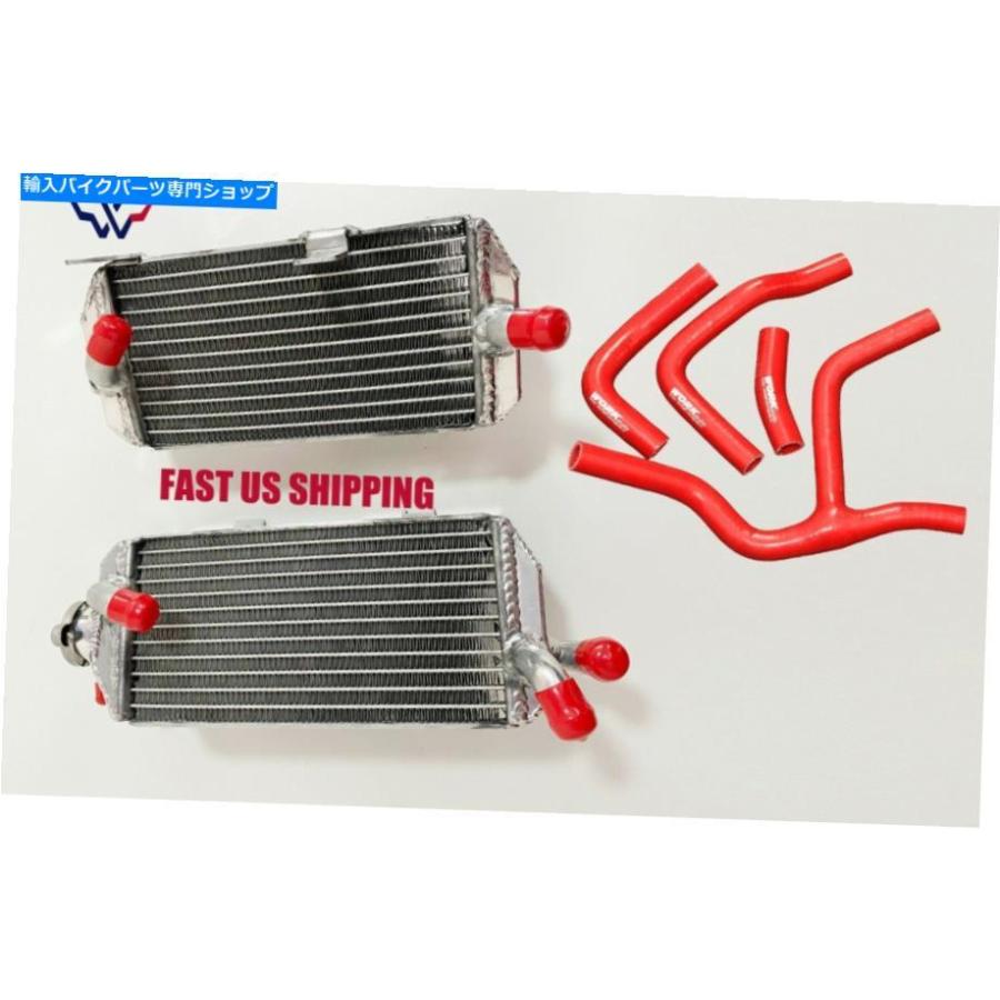 radiators アルミニウムラジエーター+シリコーンホースフィットホンダCRF450R CRF 450R 2013 2014 13 14 NEW Aluminum Radiators+Silicone Hose Fit H