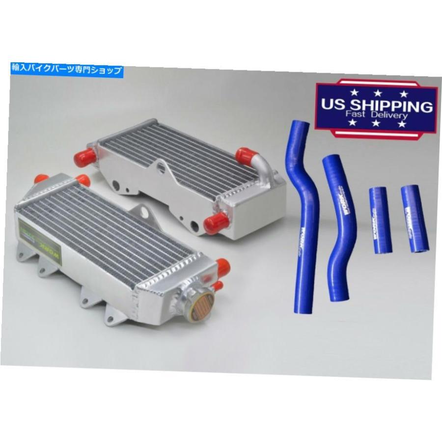 radiators ラジエーター＆ブルーホースフィットヤマハYZ250G YZ250 YZ 250 YZ250X 2002-2019 2ストローク Radiators \u0026 Blue hose Fit Yamaha YZ250G Y