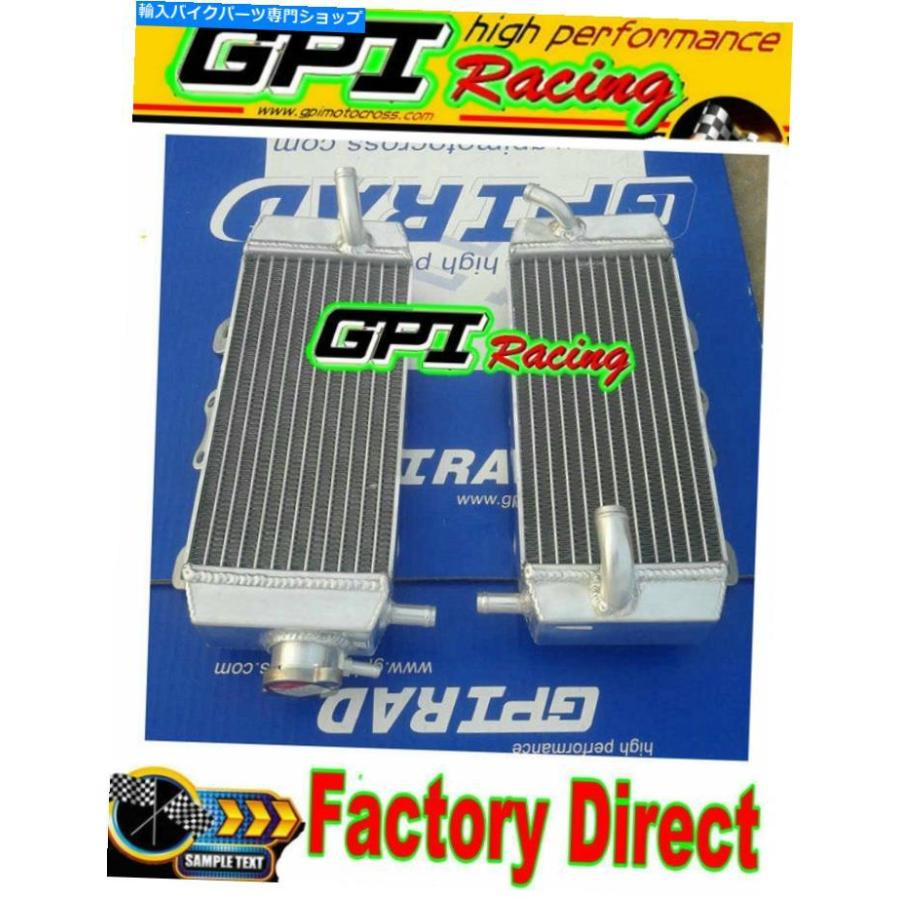 radiators GPIレーシングアルミラジエーターヤマハYZ250 YZ 250 1986