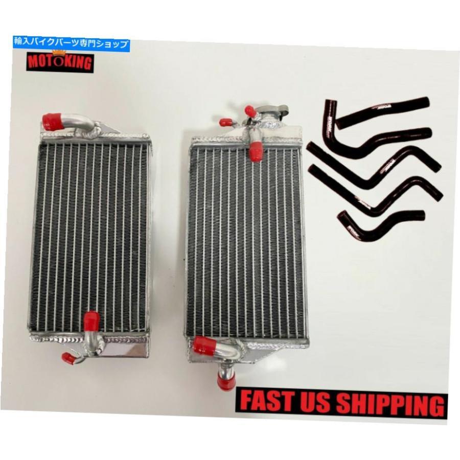 radiators ホンダCR125R CR 125R 2004のためのポーランドアルミニウムラジエーター＆ブラックシリコーンホース/パイプ Polish Aluminum Radiator\u0026Blac
