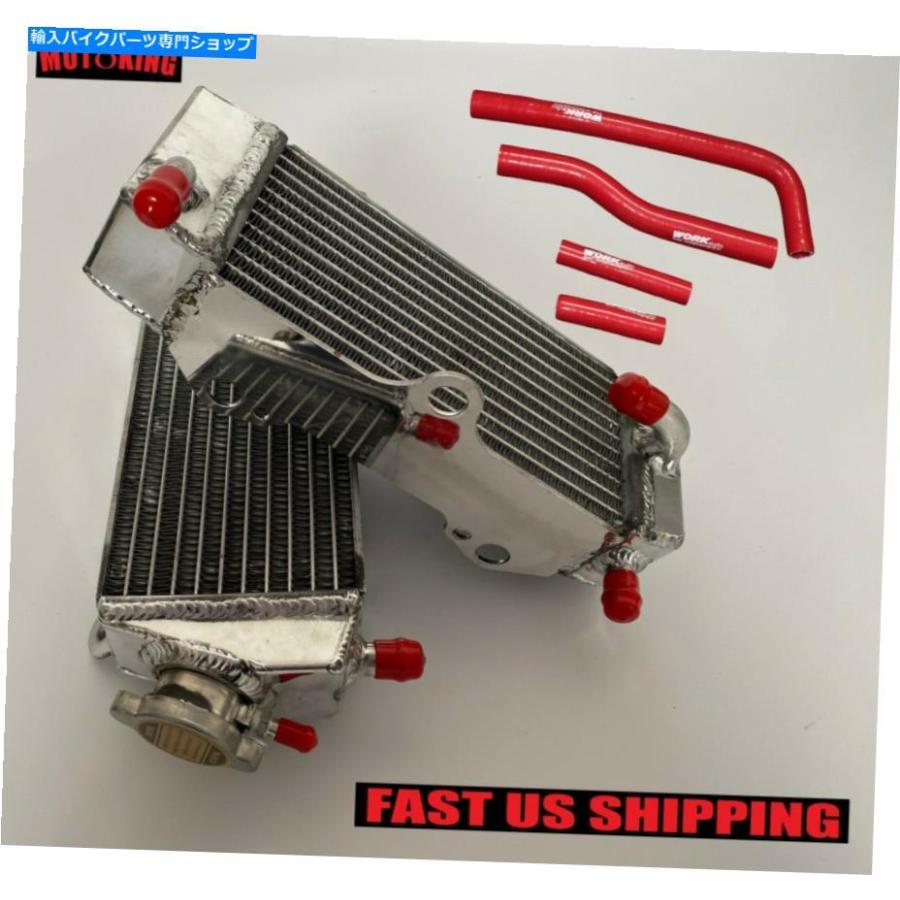 radiators アルミラジエーター＆レッドホースフィットヤマハYZ250F 2001-2005 / WR250F 01-2006 2003 2004 Aluminum Radiators\u0026Red Hose Fit Yamaha Y