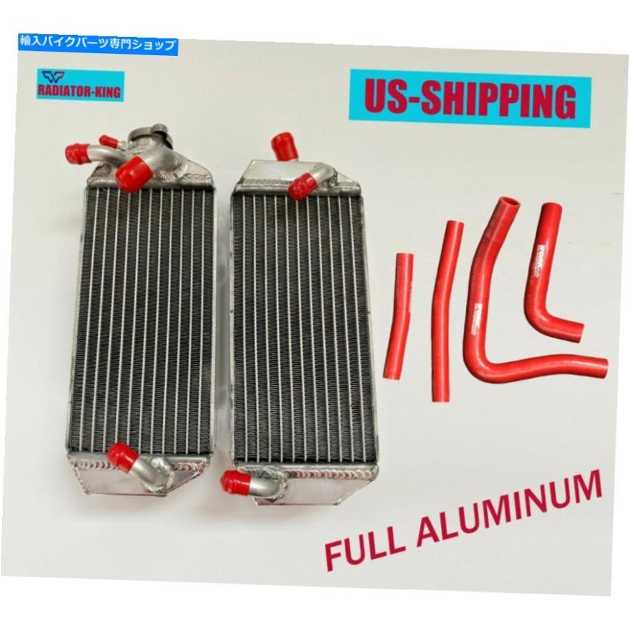 radiators R＆L軽銀放射体＆赤いこと導管鈴木RM250 RM 250 1996-2000 1997 1998 99 R\u0026L Aluminum Radiators\u0026Red Hose for SUZUKI RM250 冷却系パーツ-バイク-車、バイク、自転車