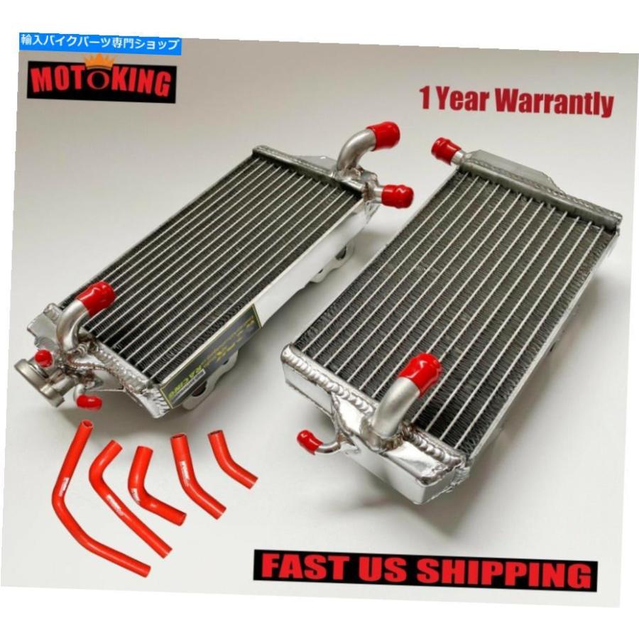 radiators アルミニウムラジエーター＆レッドホース/パイプ用ホンダCR250R CR 250 CR 250 CR 250R 250R 2003 Aluminium Radiator\u0026Red Hose/Pipe for H