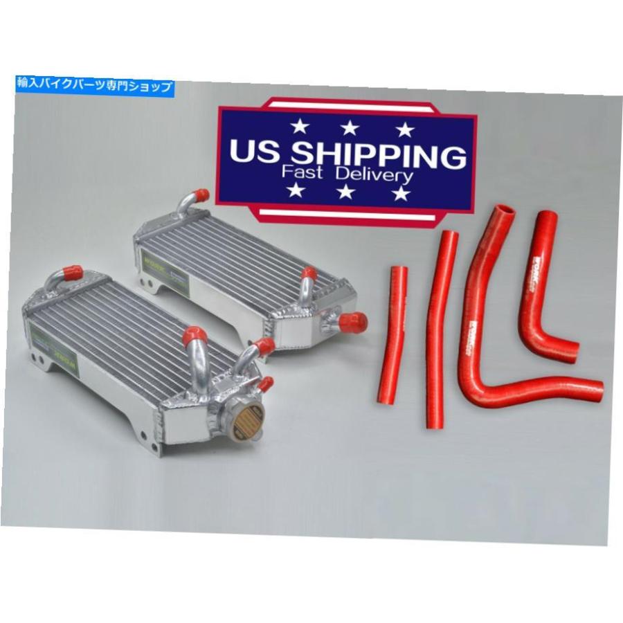 radiators ラジエーター＆レッドホースフィットスズキRM250 RM 250 1996-2000 1997 1999 1999 1999 Radiators \u0026 red hoses fit Suzuki RM250 RM 250 1