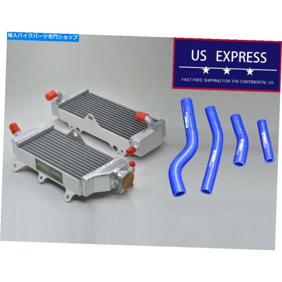radiators R＆Lラジエーター＆ブルーホースフィットヤマハWR450F WR 450F 2012 2013 2013 2014 2014 2015 R\u0026L Radiator\u0026blue hoses fit for YAMAHA WR