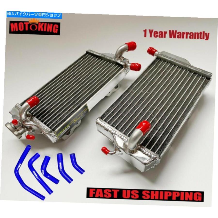 radiators 2002年から2004年2003年のアルミニウム放射器＆ブルーホース2003ホンダCR250R CR 250 R 04ポリッシュ Aluminum Radiator\u0026Blue Hose for 200