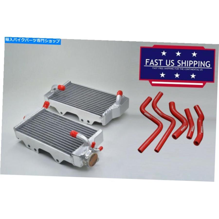 radiators アルミニウムラジエーター＆レッドホースフィット00-01ホンダCR125R CR 125R CR125 2000-2001 Aluminum Radiator\u0026red Hose fit 00-01 Honda