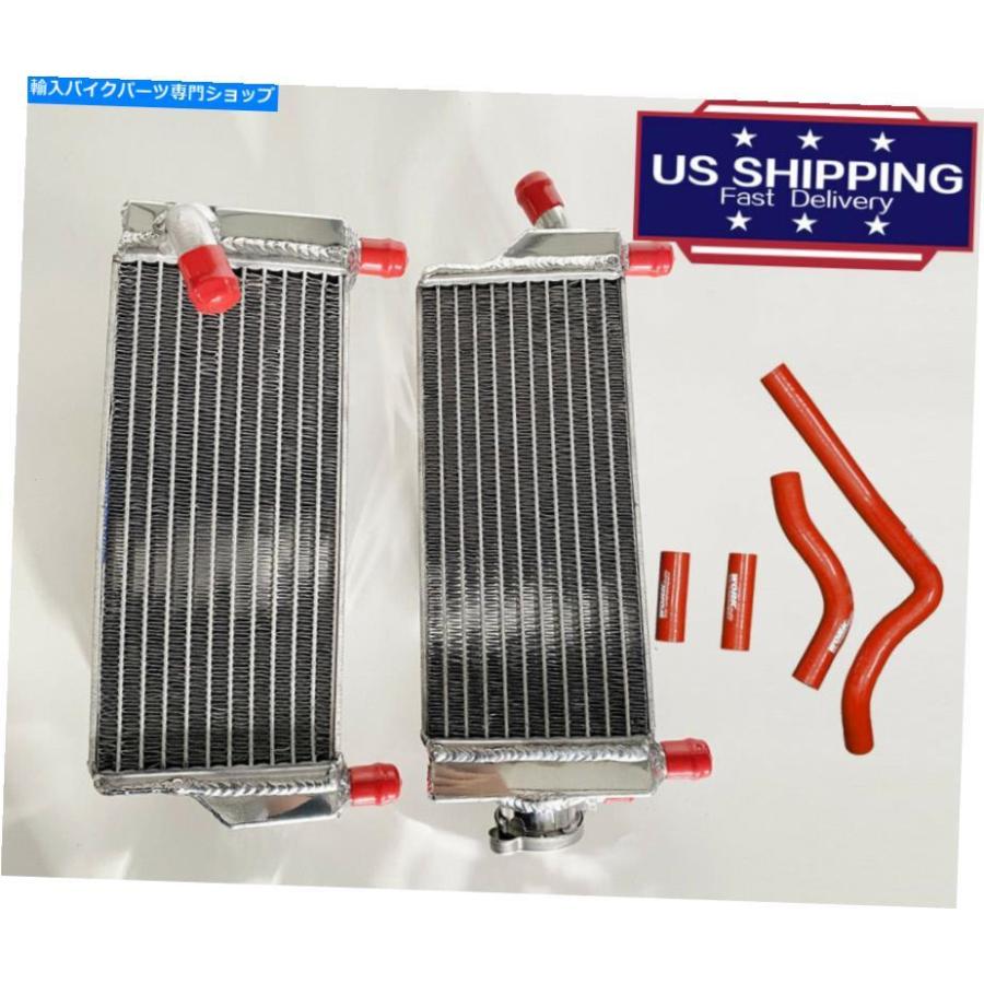radiators Fit Honda CR250R CR 250 R 2ストローク1992-1996 1993 1994ラジエーター＆レッドホース Fit HONDA CR250R CR 250 R 2-stroke 1992-1996 19