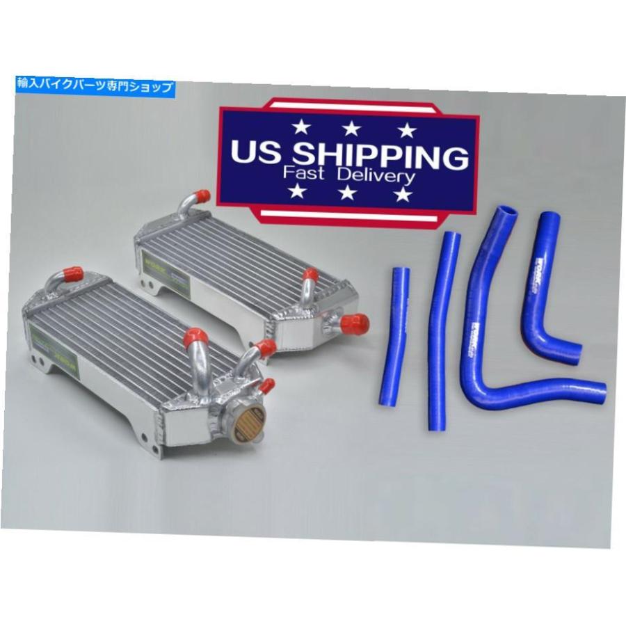 radiators Suzuki RM250 1996-2000 1997 1999 1996＆Blue Hose Racing Radiators For Suzuki RM250 1996-2000 1997 1998 1999 1996 \u0026 blue hoses