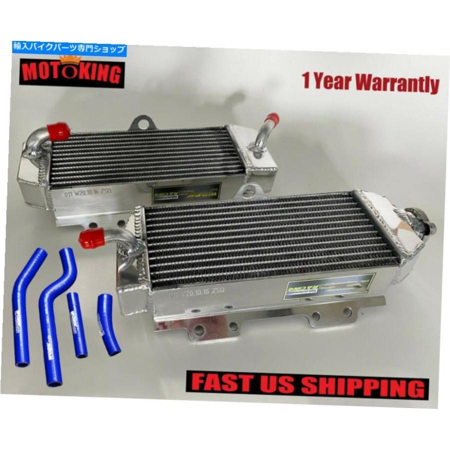 radiators ヤマハwr450f 2003-2006 / YZ450F 2003-2005レース用アルミラジエーター＆ブルーホース Aluminum Radiator\u0026Blue Hose For Yamaha WR450F 20