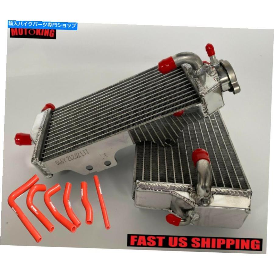 radiators すべてのアルミニウムラジエーター＆レッドシリコーンホースフィットホンダCR250R CR 250R 2000-2001 01 All Aluminium Radiator\u0026Red Silic