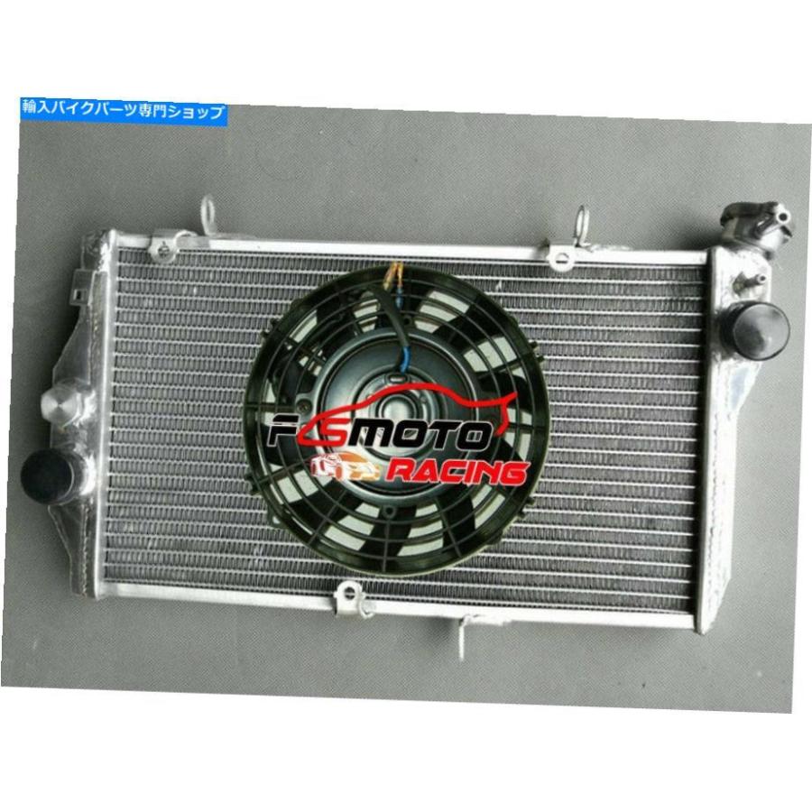 radiators ホンダCBR1100 CBR-1100XXブラックバード燃料噴射97-03アルミニウムラジエーター+ファン FOR Honda CBR1100 CBR-1100XX Blackbird fuel inj