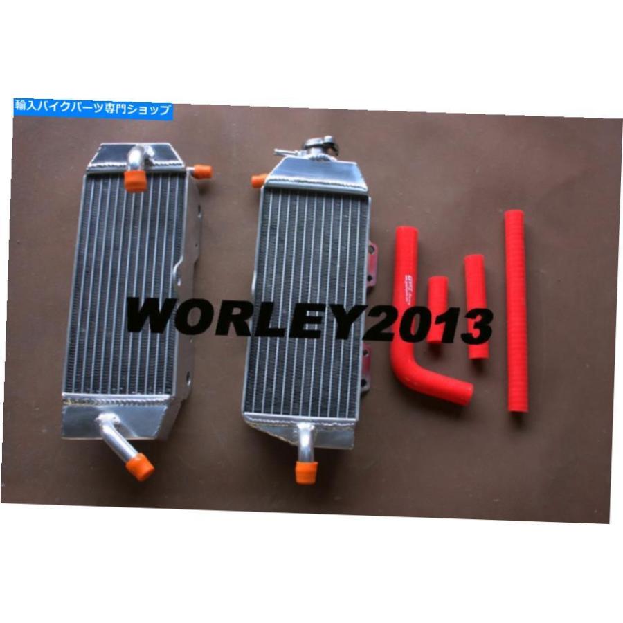 radiators ヤマハYZ426F用アルミニウムラジエーター+レッドシリコーン