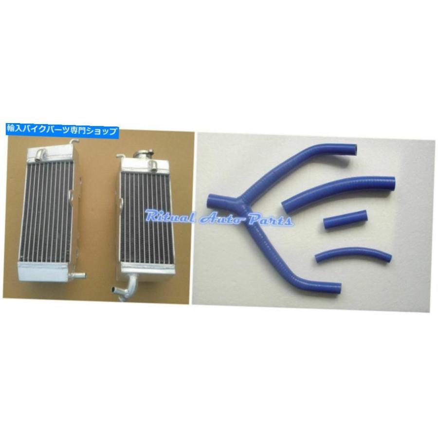 radiators ヤマハWR250 1991の合金91 WR 250のためのアルミニウムラジエーターとブルーホース Aluminum Radiator and BLUE hose for YAMAHA WR250 199