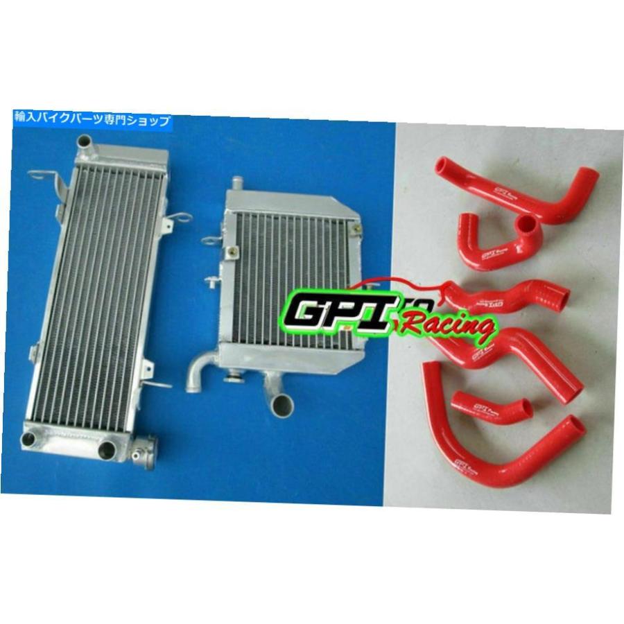 radiators ホンダRVF400 NC35またはNC30 VFR400アルミニウムラジエーター＆シリコーンホースブラック用 FOR ...