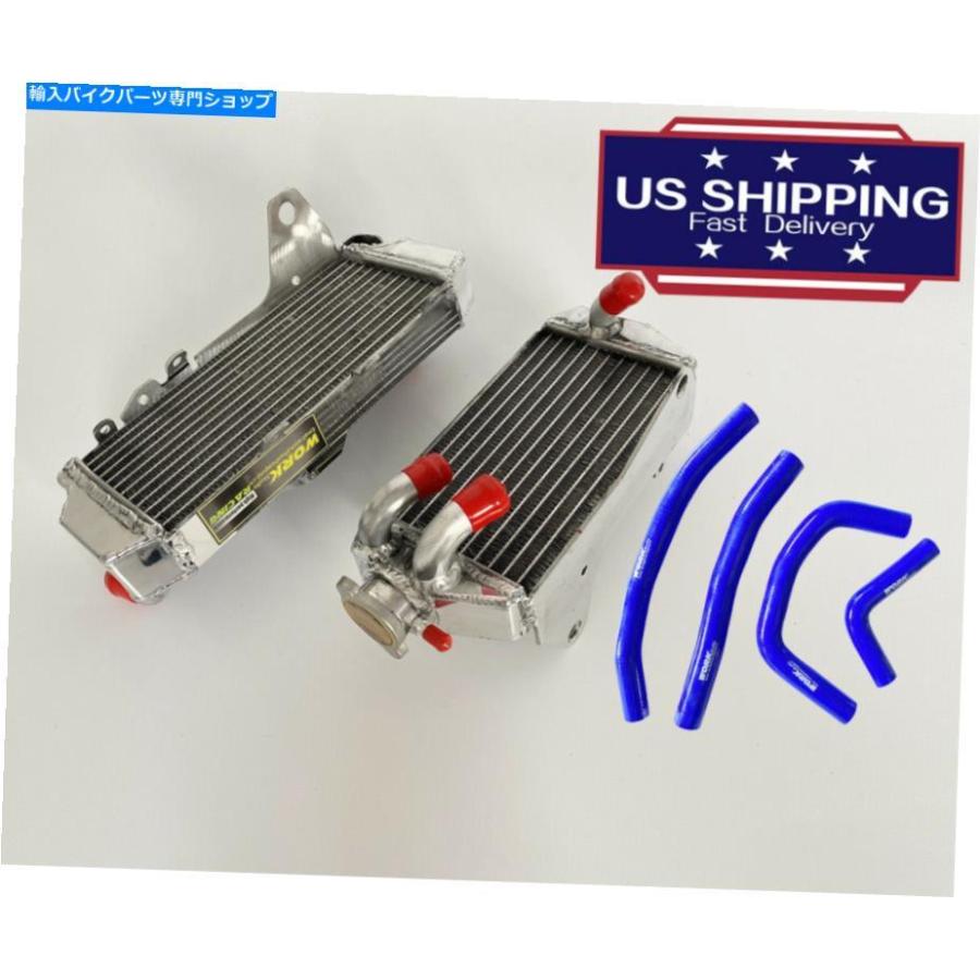 radiators アルミニウムラジエーター＆ブルーホースフィット2017-2020ホンダCRF450R CRF 450R 2018 CRF450R Aluminum Radiator \u0026Blue hose Fit 2017-2